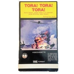 TORA! TORA! TORA! Pts 1&2 (1970) RARE 1st VHS Print 1980 Magnetic Video HTF